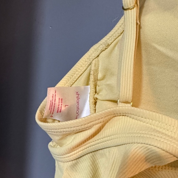 Xhilaration Yellow Tie-Front Swim Top - Picture 3 of 3